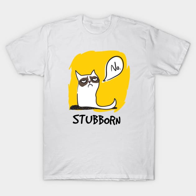 Funny cat tricks stubborn cats shirt T-Shirt by Teeboom St